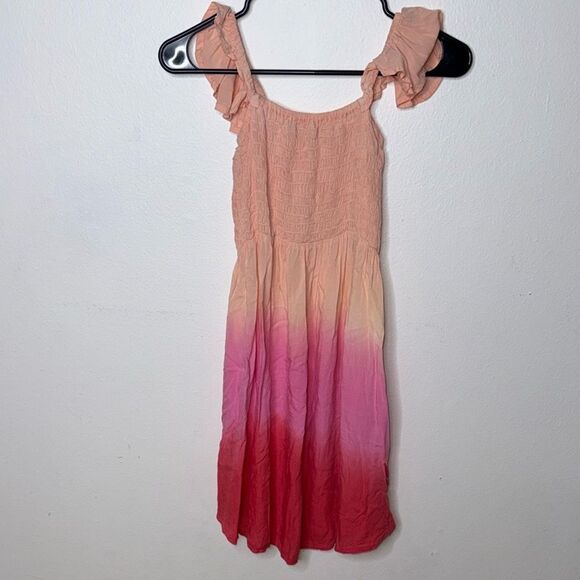 Tiare Hawaii Hollie Mini Dress Smocked Bodice Ruffle Sleeves on/off Shoulder O/S - Picture 4 of 8